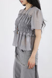 Mock chiffon blouse