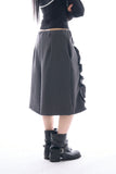 Yuna frill bermuda shorts