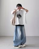 Iron Pintuck Balloon Denim