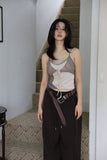 Lenny lace blanc sleeveless
