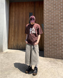 Vintage double knee bermuda pants