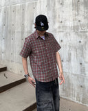 Pia Color Check Short Sleeve Shirt