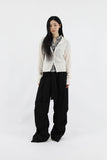 Tie Wrap Pintuck Pants