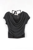 Off-Layer Shirring Halter Top