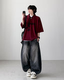 Moment Snap Balloon Denim