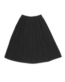 MIDI TUCK COTTON SKIRT