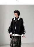 Keria Waffle Track Zip-up