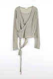 Mute Layered Wrap Tee