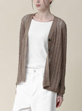 [Premium] Lomi Cable Linen Cardigan