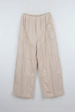 Piping Wrinkle Banding Pants