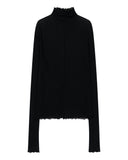 LINING SHEER TURTLE NECK T-SHIRT