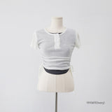 RENDA LAYERED SHIRTING T-SHIRT