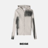 Kennen Spray Hood Knit Zip-Up