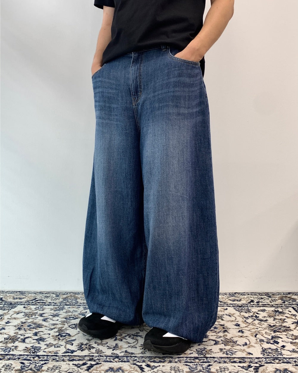 【KOOLOSET】Core Linen Balloon Denim KOOLOSET (クロゼット) - コアリネンバルーンデニム / Core