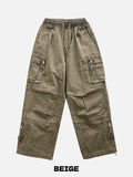 Bexer Multi-Pocket Wide Pants