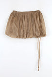 Nylon Balloon Wrap Skirt