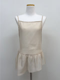 Unbalanced See-Through Layered Bustier