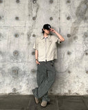 Deep Dyeing Cargo Pocket Pants