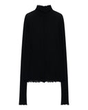 LINING SHEER TURTLE NECK T-SHIRT