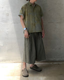 Garments Washed Cut Bermuda Pants