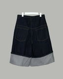 Psel selvage bermuda pants