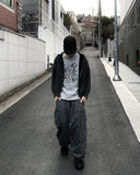Pigment Over Hood Knit Zip-Up