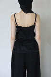Velvet lace sleeveless