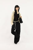 Bohemian Studded Black Pants