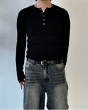 Slim Henley Knit