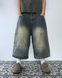 Vintage Double Knee Carpenter Bermuda Denim