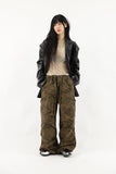 Cargo printed military pants