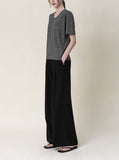 Linen Blend Short Sleeve T-Shirt