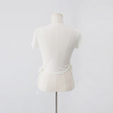 RENDA LAYERED SHIRTING T-SHIRT