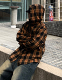 Tartan Check Hood Over Shirt