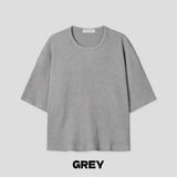 Avin Crop Waffle Short Sleeve T-Shirt