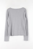 Brushed) Snap Cozy T-shirt
