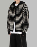 Marlon hood knit zip up