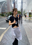 VEIL WRAP SKIRT
