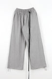 Leather belt string pants