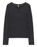 HOOK HENRY NECK LONG SLEEVE T-SHIRT