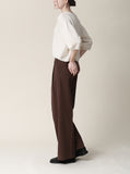 [Premium] Sensi Whole Garment Crop V-Neck Knit
