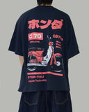 Ruffle Bike Short Sleeve T-Shirt