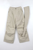 Belt Cotton Cargo Pants