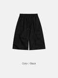 Twill Cotton Cargo Bermuda Pants