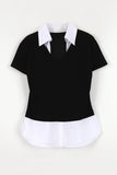 Lier Double Collar Short Sleeve Tee