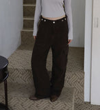 Denue Brown Cargo Pants