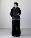 Kanami Color Matching Layered Hoodie