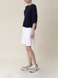 [Premium] Whole Garment Brule Hood Short Sleeve Knit