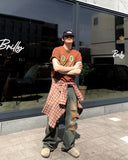 Western Slim Wide Damage Denim