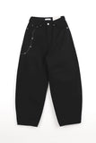 Bohemian Studded Black Pants